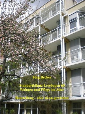 cover image of Standortbilanz Lesebogen 60 Wohnen und Pflege im Alter